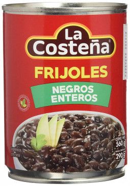 FRIJOLES NEGROS ENTEROS  440g