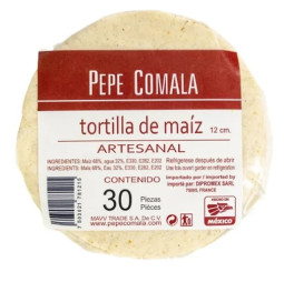 TORTILLA DE MAIZ ARTESANAL 12CM