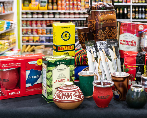 Products de Latino Market au tour de la yerba maté